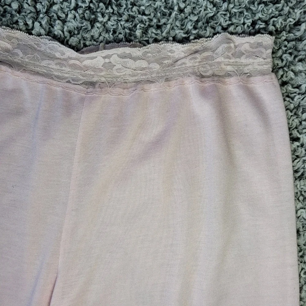 Vintage 90s baby pink pajama set fleece pastel coquette‎ cute girly feminine